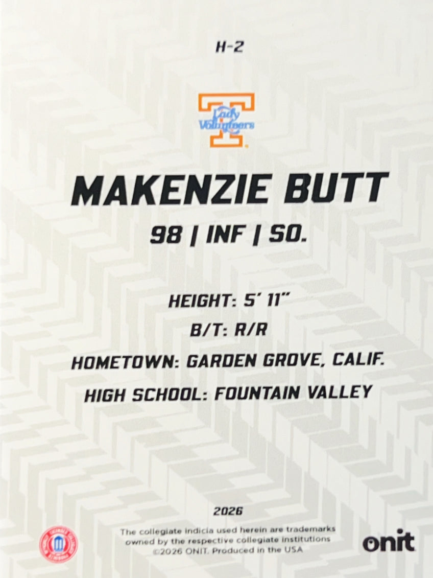 2026 ONIT Hype Makenzie Butt #H-2 Orange Prism