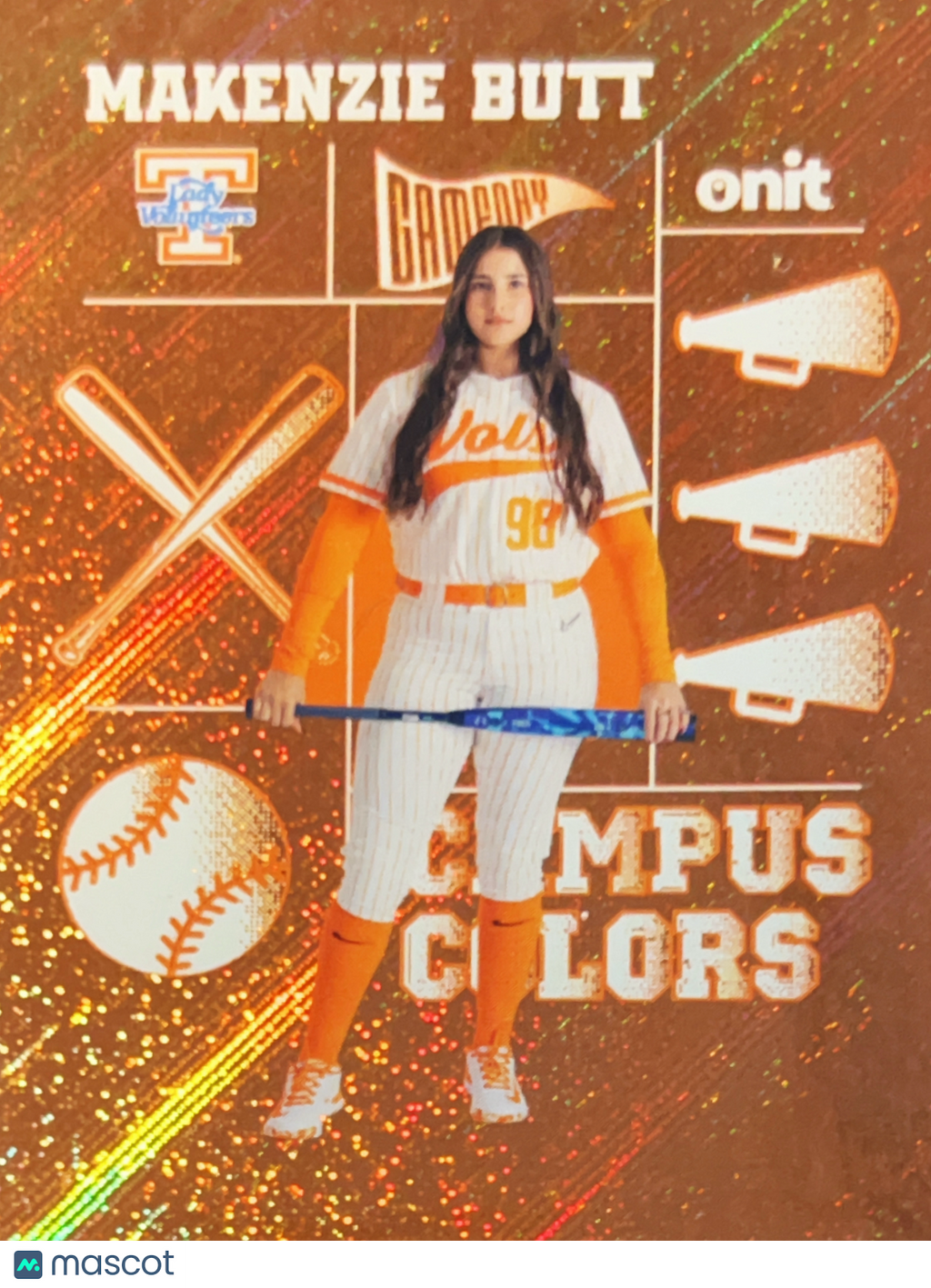 2024 ONIT Campus Colors Makenzie Butt #CC-6 Gold Sparkle