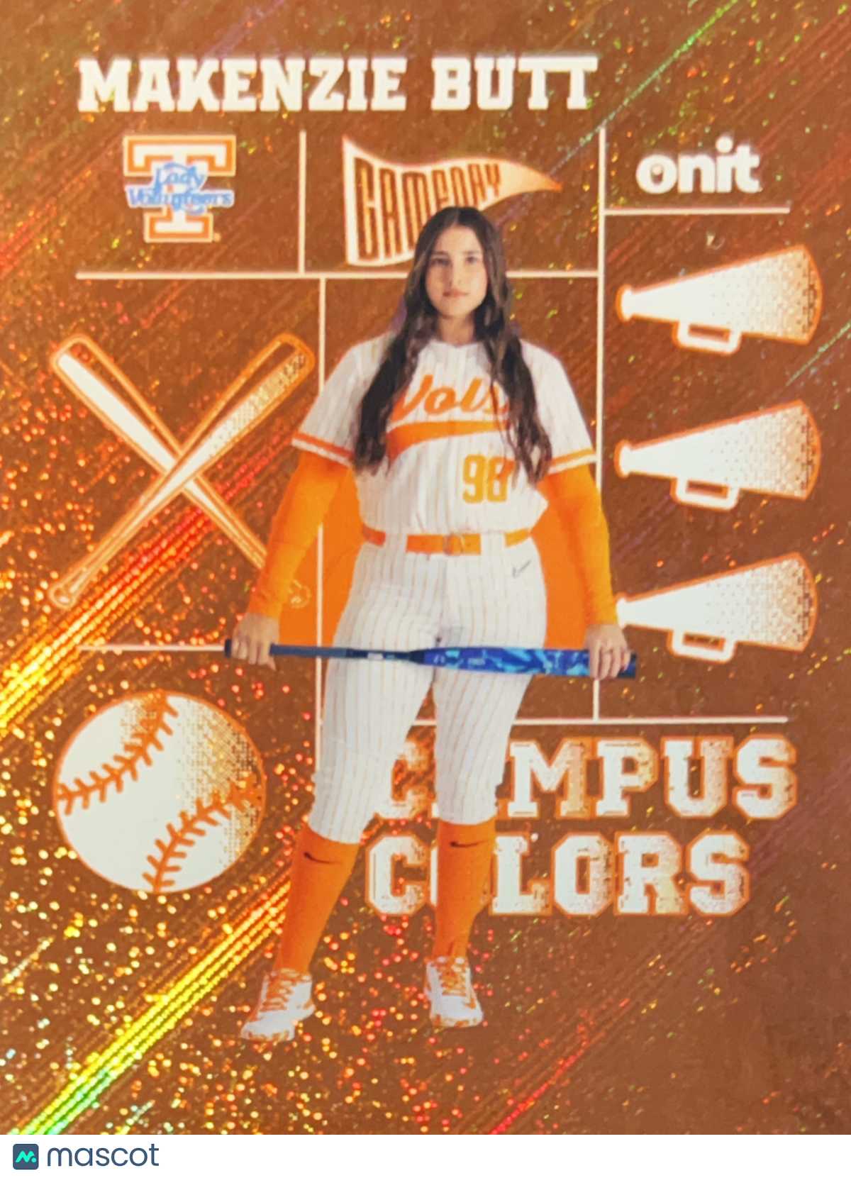 2024 ONIT Campus Colors Makenzie Butt #CC-6 Gold Sparkle