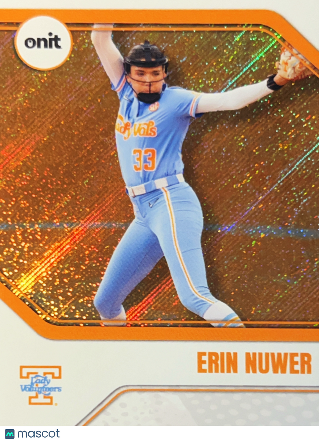 2026 ONIT Erin Nuwer #B-8 Orange Sparkle
