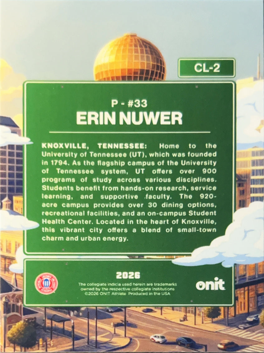 2026 ONIT City Limits Knoxville Erin Nuwer #CL-2 Daytime