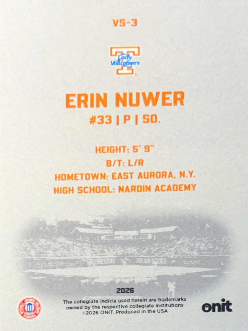 2026 ONIT Erin Nuwer #VS-3