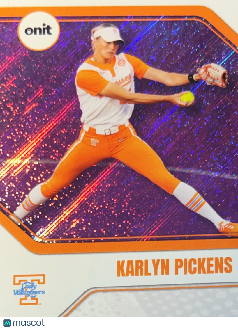 2026 ONIT Tennessee Lady Volunteers Karlyn Pickens #B-12 Purple Sparkle