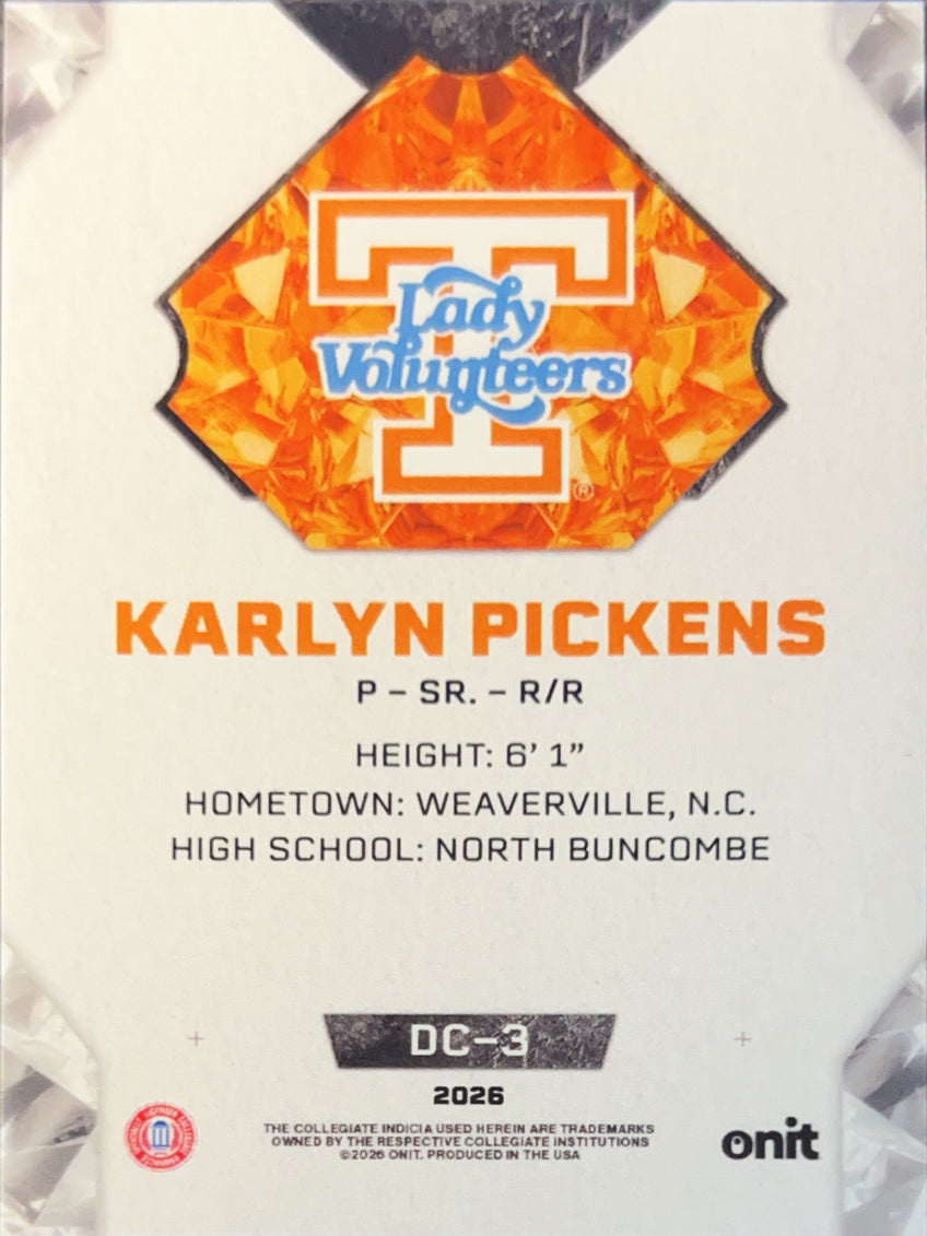 2026 Onit Diamond Cut Karlyn Pickens #DC-3