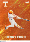 2026 Onit Tennessee Baseball Henry Ford #F-5 Orange Shimmer