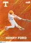 2026 Onit Tennessee Baseball Henry Ford #F-5 Orange Shimmer