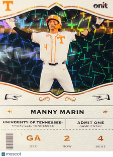 2026 Onit Tennessee Baseball Manny Marin #GA-5 Holographic