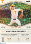 2026 ONIT Tennessee Baseball Brayden Krenzel #GA-2 Holo