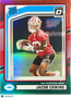 2024 Panini Donruss Optic Prizm Jacob Cowing #378 Red & Green
