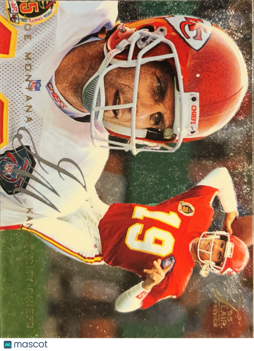 1995 Fleer Flair Preview Joe Montana #15 of 30