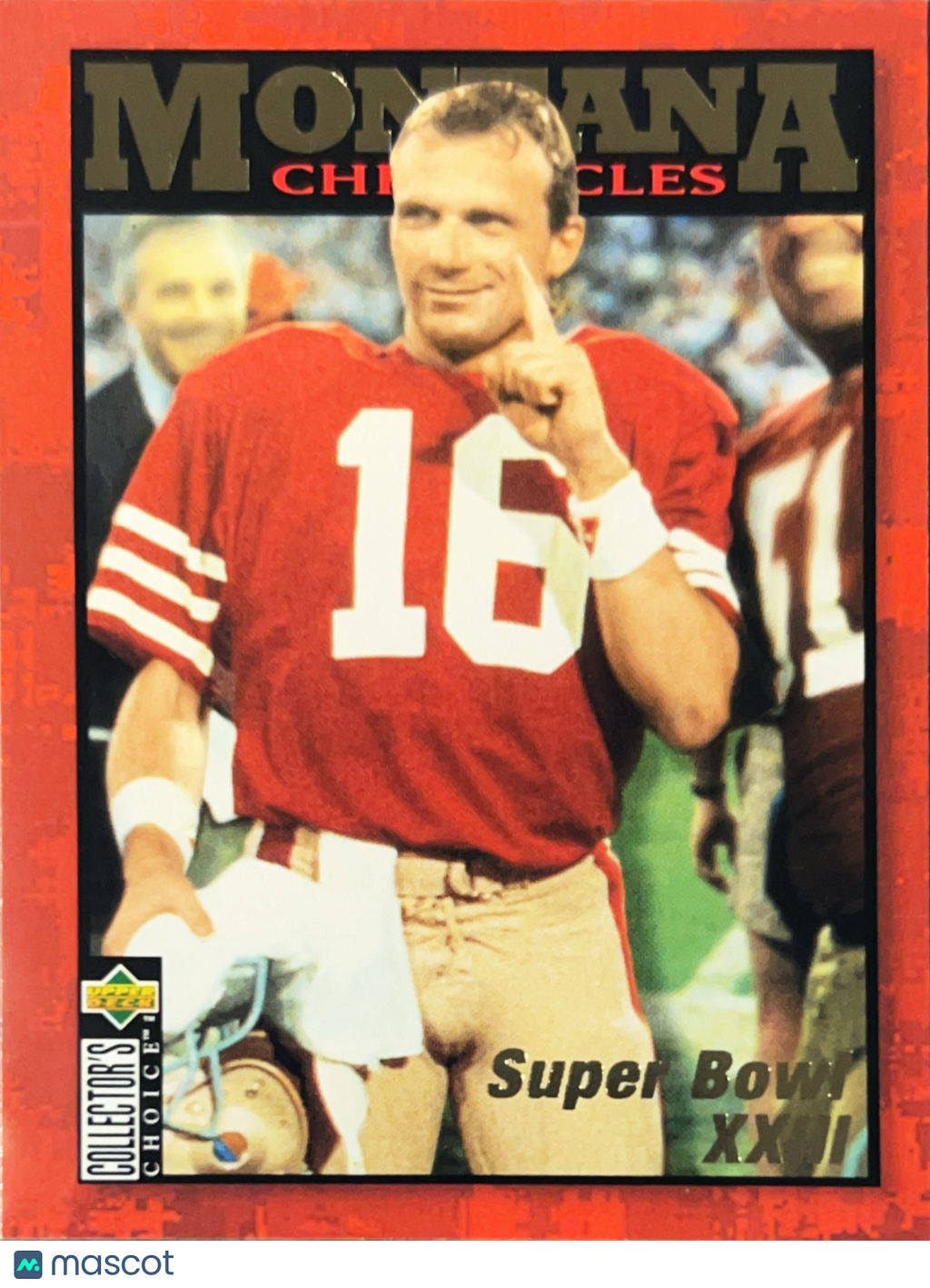 1995 Upper Deck Collector's Choice Montana Chronicles Joe Montana #JM7