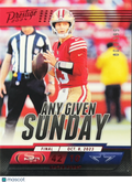 2024 Prestige Any Given Sunday Brock Purdy #AGS-BPY Xtra Points Red /399 Bookend