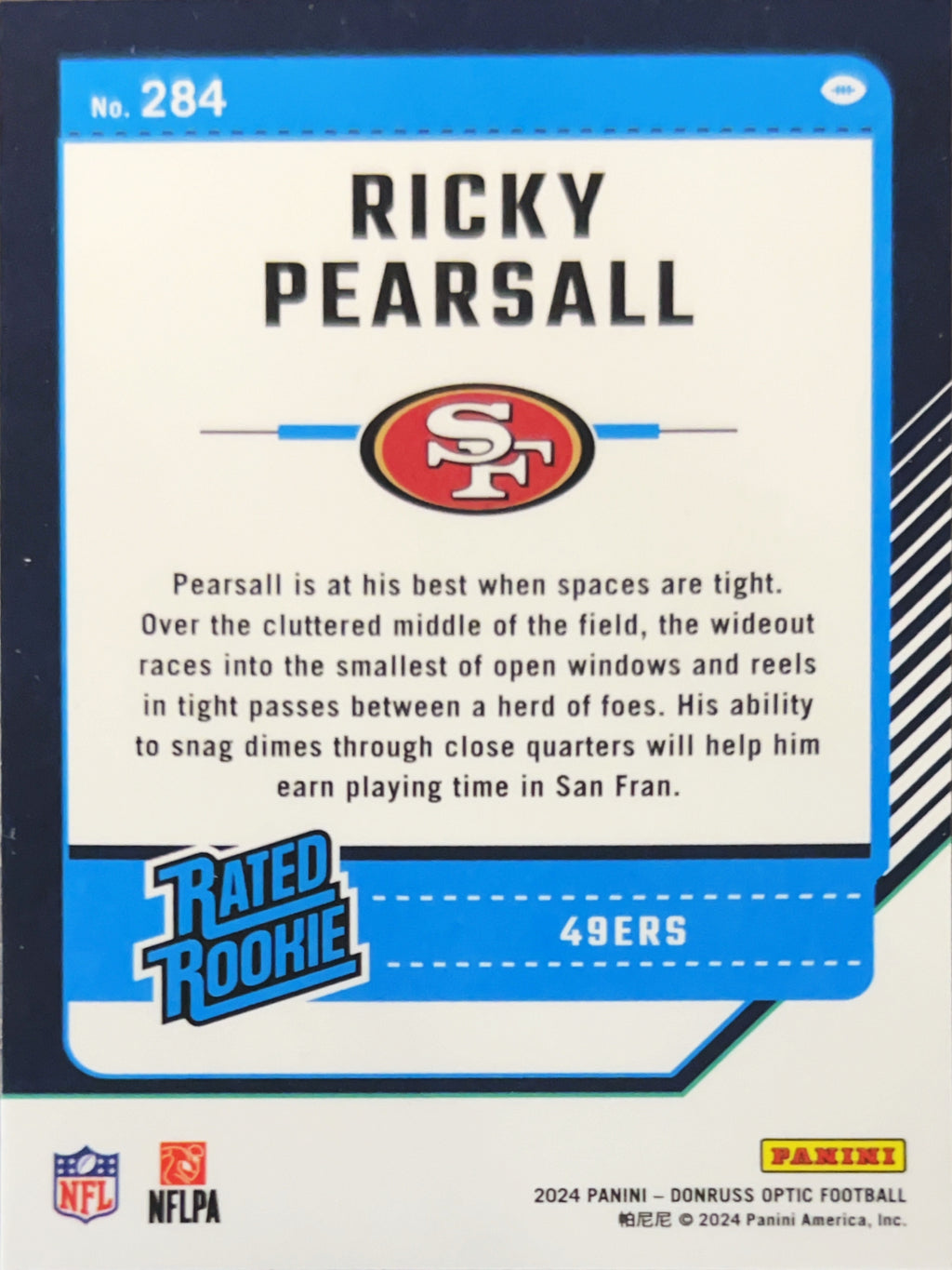 2024 Panini Donruss Optic Ricky Pearsall #284