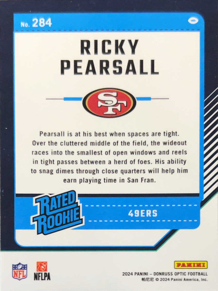 2024 Panini Donruss Optic Ricky Pearsall #284