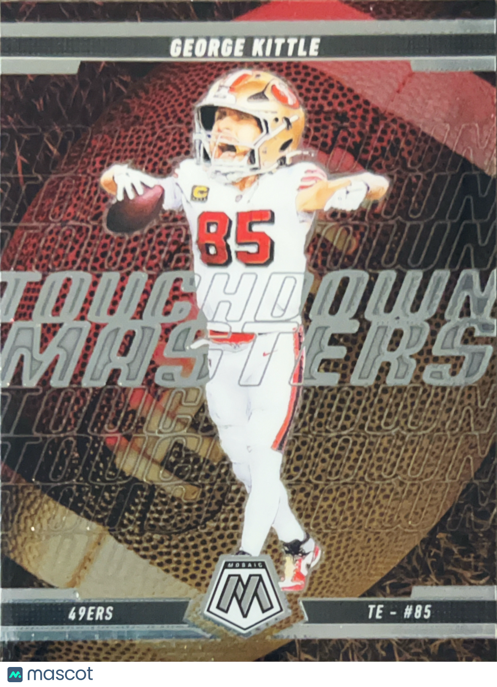 2025 Panini Mosaic Touchdown Masters George Kittle #14