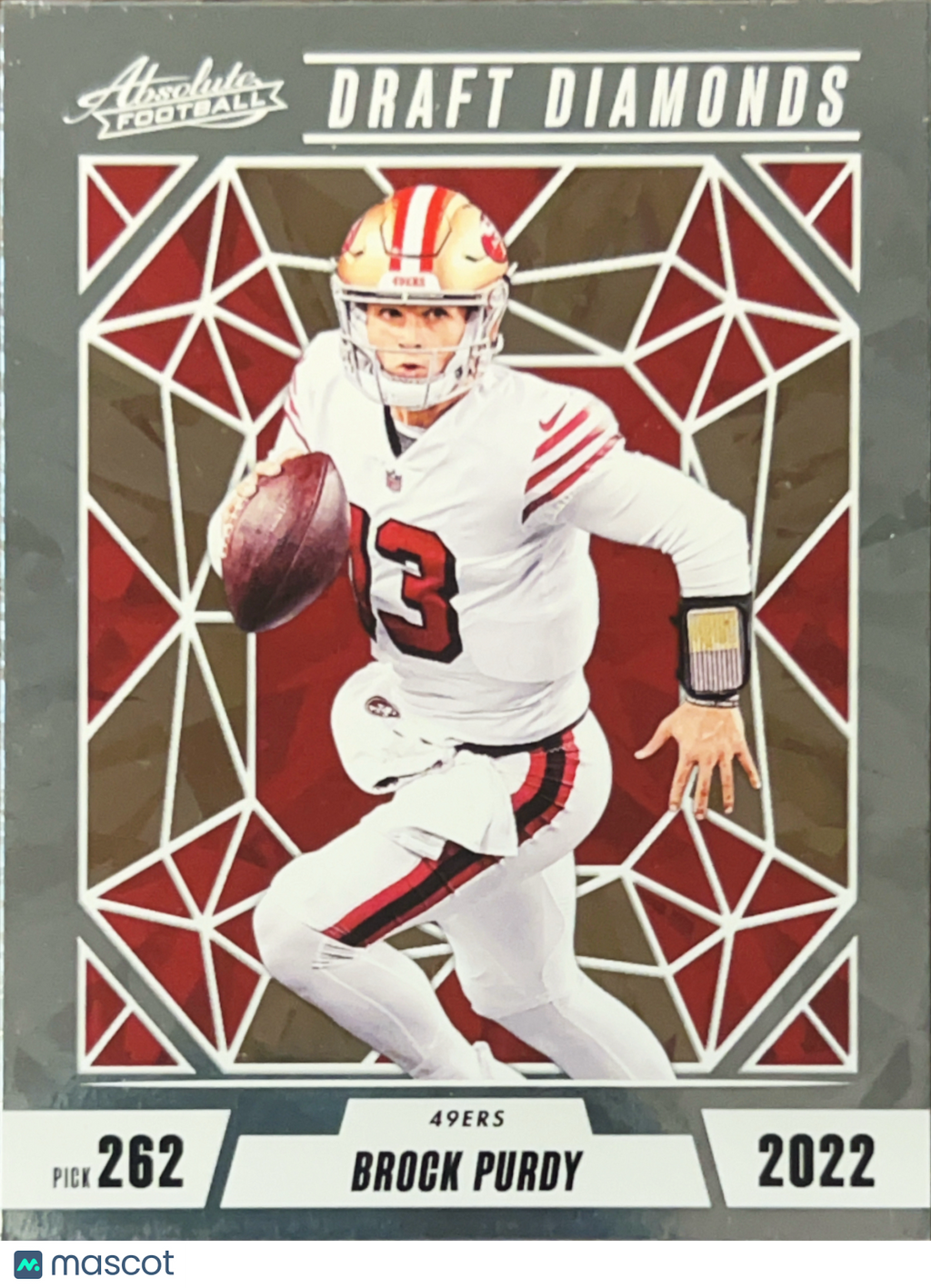 2024 Panini Absolute Football Draft Diamonds Brock Purdy #DD-BPY
