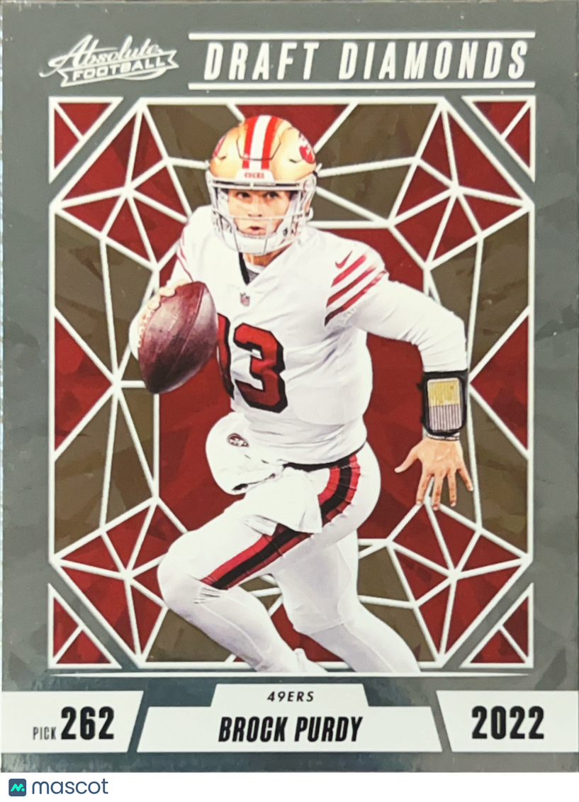 2024 Panini Absolute Football Draft Diamonds Brock Purdy #DD-BPY