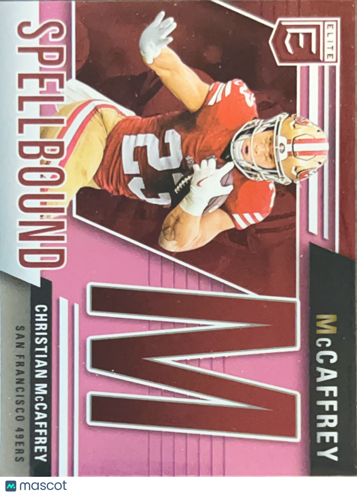2024 Panini Donruss Elite Spellbound Christian McCaffrey #12 Pink