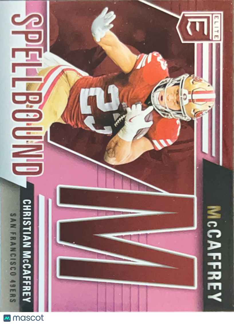 2024 Panini Donruss Elite Spellbound Christian McCaffrey #12 Pink