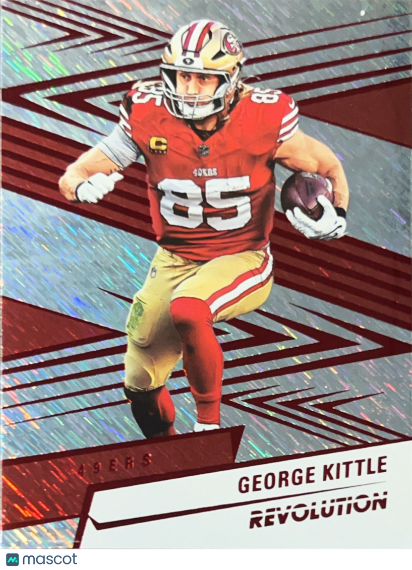 2025 Panini Revolution Football George Kittle #161 Storm