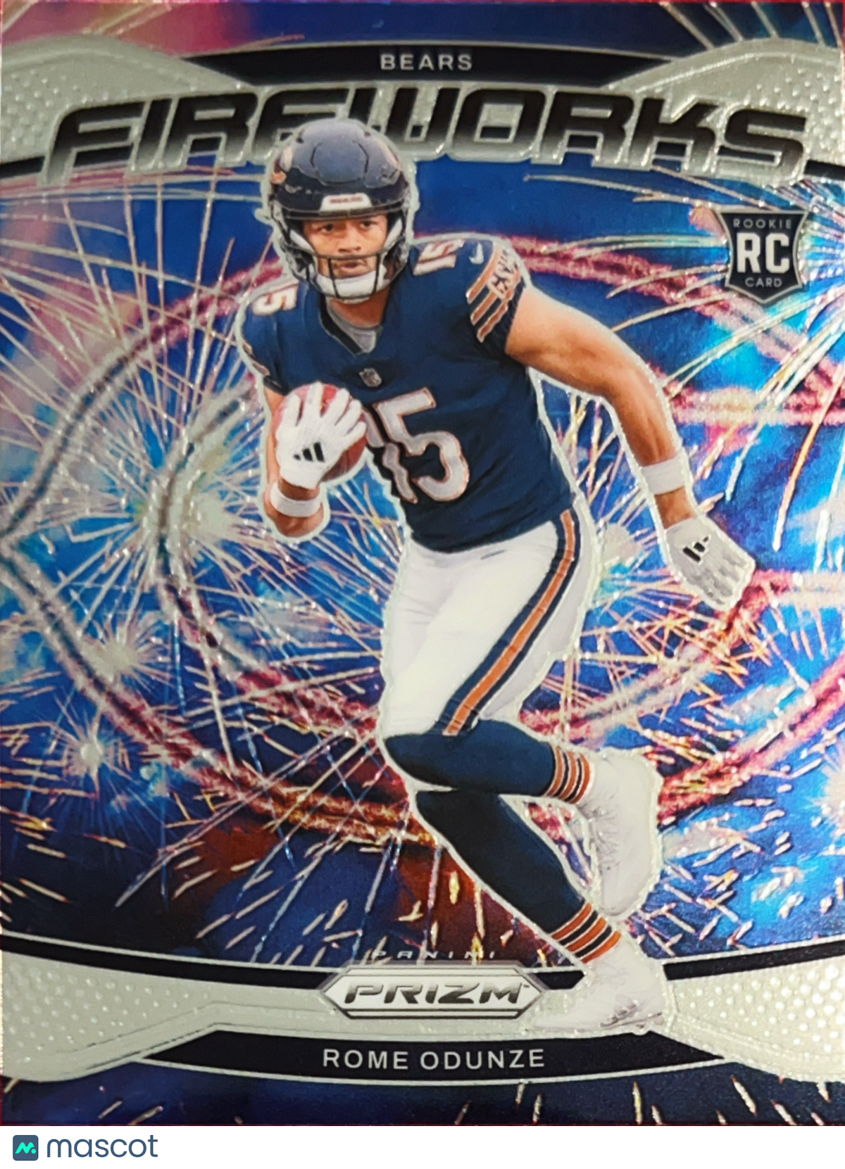 2024 Panini Prizm Fireworks Rome Odunze #19 RC