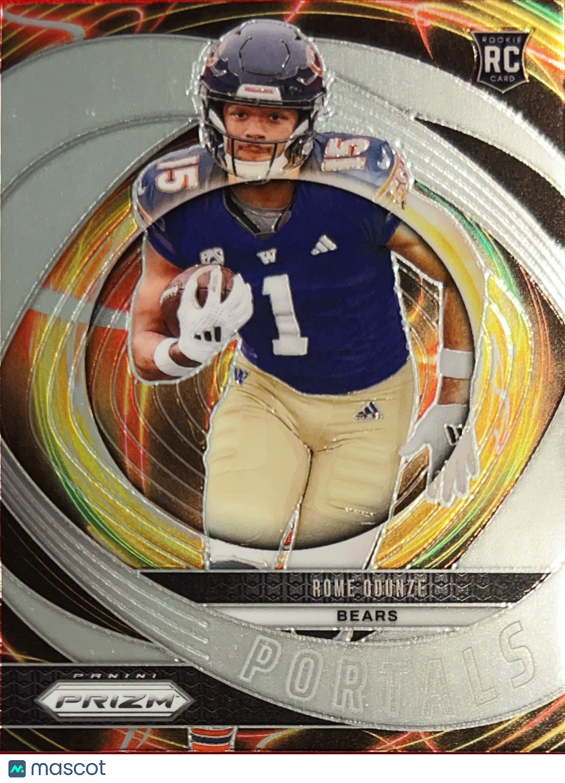 2024 Panini Prizm Portals Rome Odunze #9 RC
