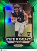 2024 Panini Prizm Emergent Rome Odunze #11 Green RC