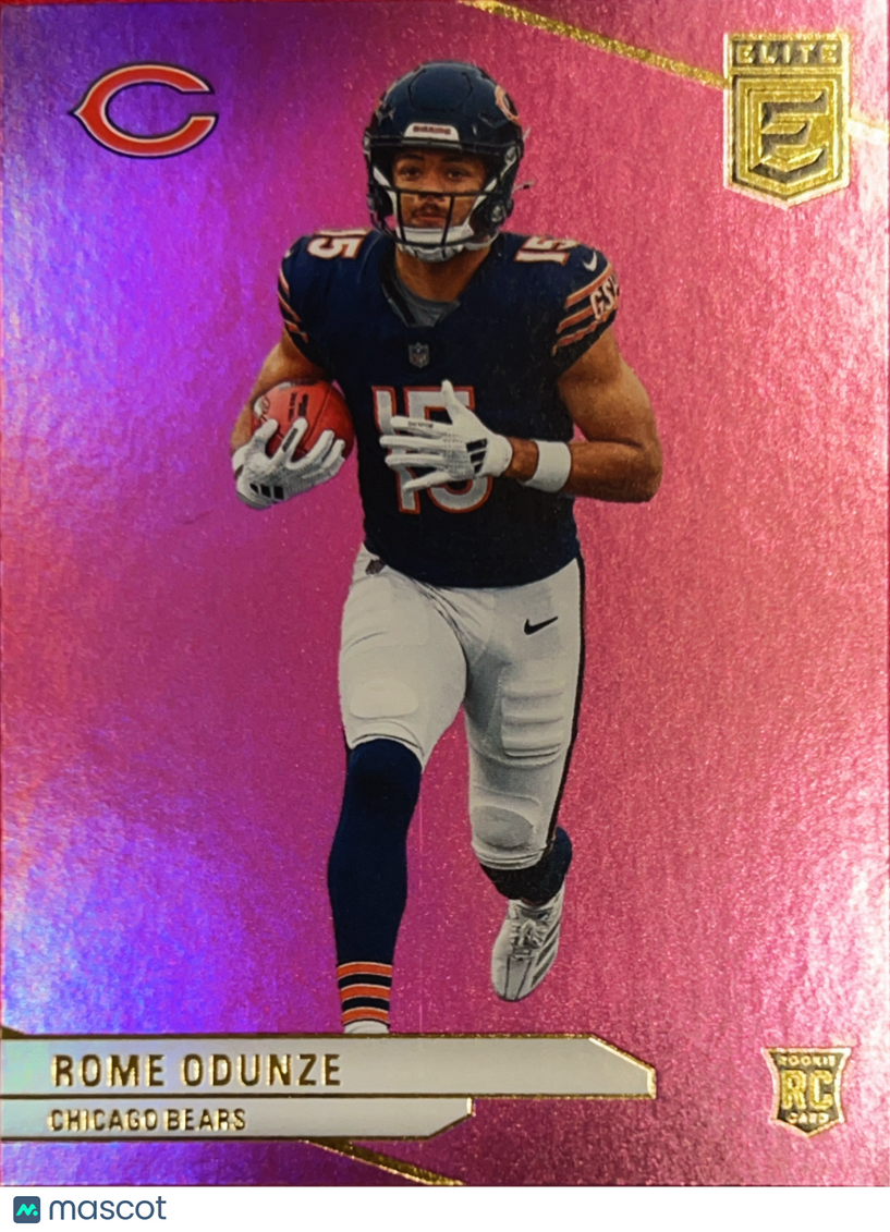 2024 Panini Donruss Elite Rome Odunze #103 Pink RC