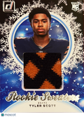 2023 Panini Donruss Rookie Sweaters Tyler Scott #HS-TSC RC Memorabilia