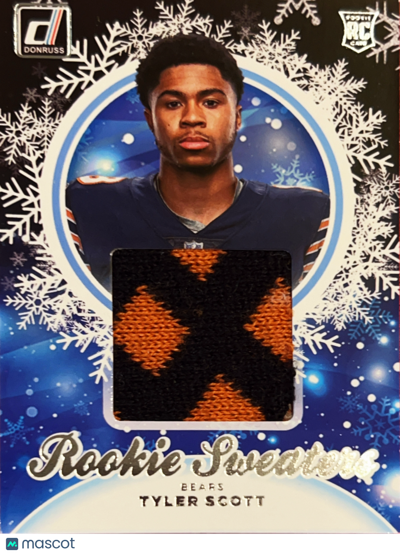 2023 Panini Donruss Rookie Sweaters Tyler Scott #HS-TSC RC Memorabilia