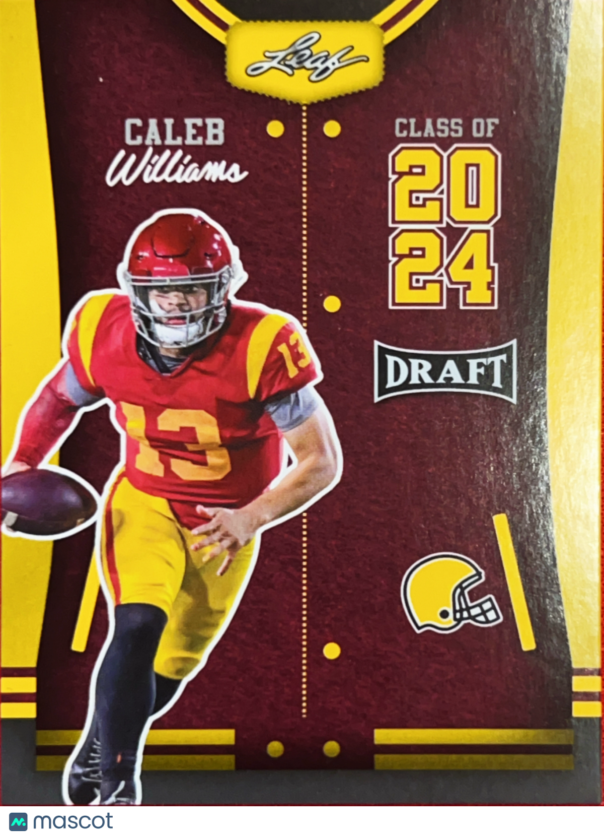 2023 Leaf Draft Caleb Williams #77