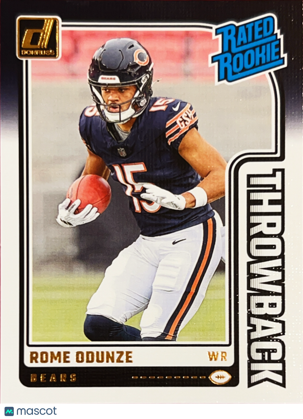 2024 Panini Donruss Football Throwback Rome Odunze #4
