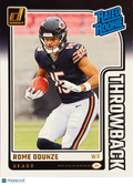 2024 Panini Donruss Football Throwback Rome Odunze #4