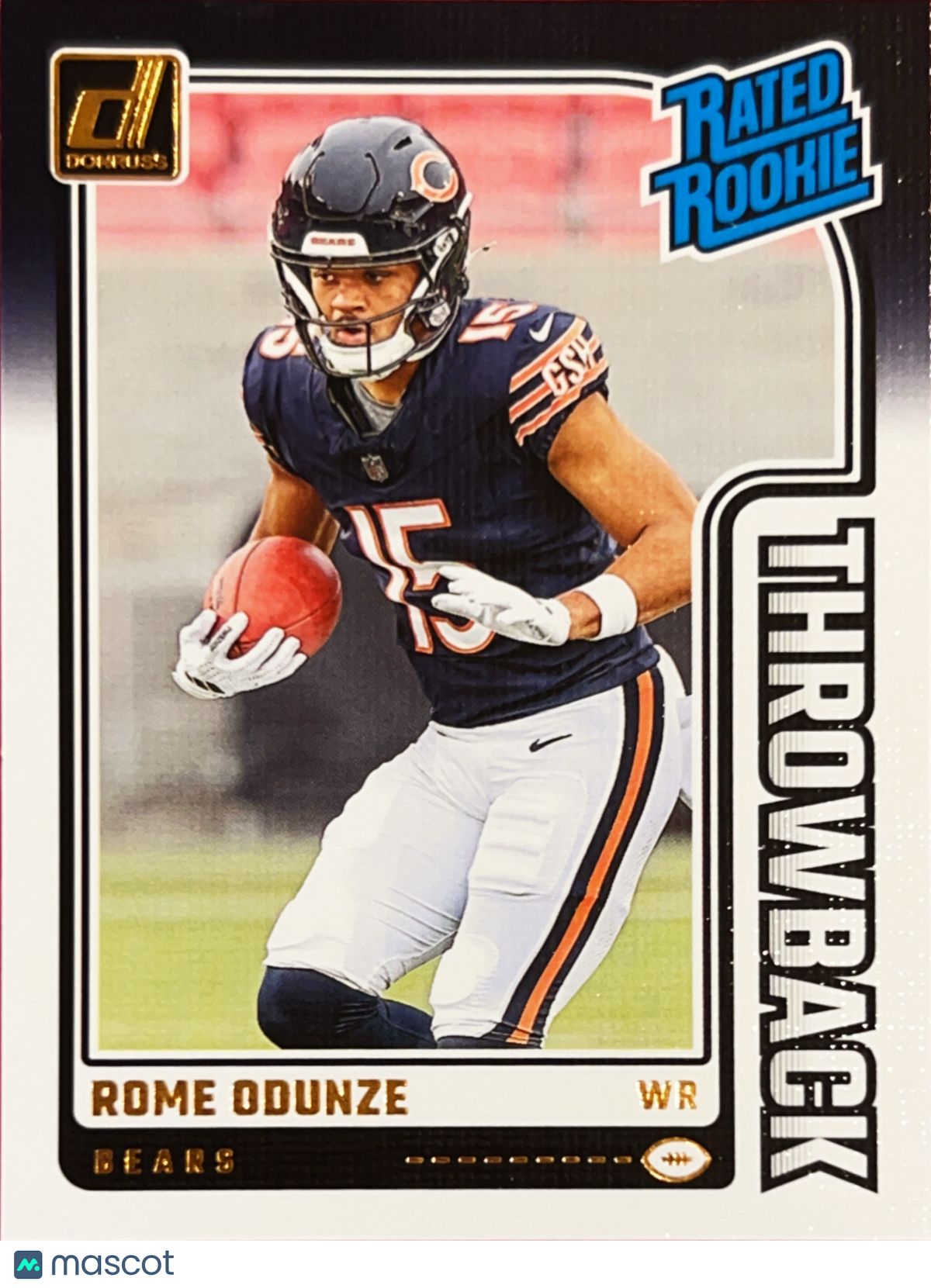 2024 Panini Donruss Football Throwback Rome Odunze #4