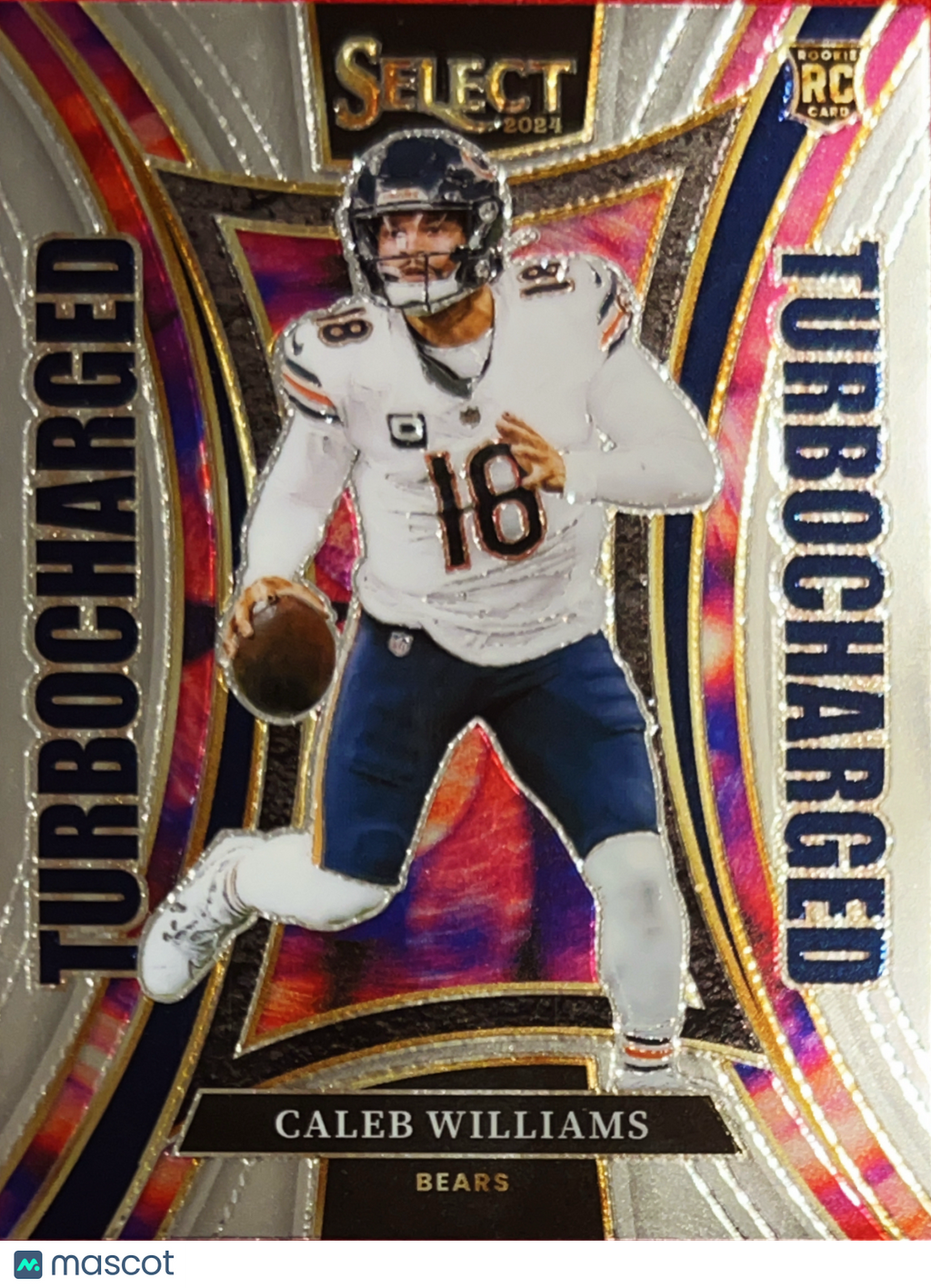 2024 Panini Select Turbocharged Caleb Williams #11 Prizm RC