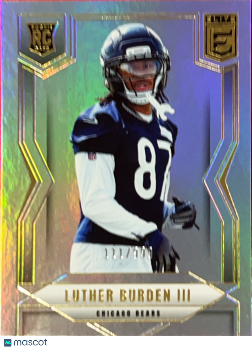 2025 Panini Donruss Elite Luther Burden III #118 Holo /999 RC