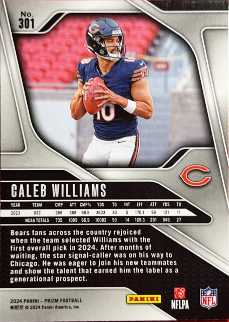 2024 Panini Prizm Football Caleb Williams #301