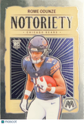 2024 Panini Mosaic Notoriety Rome Odunze #24 RC