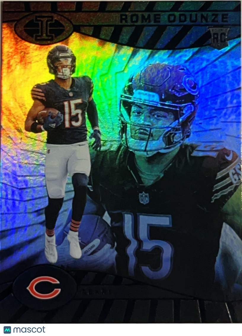 2024 Panini Illusions Rome Odunze #14 Holo RC
