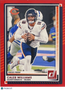 2025 Panini Donruss Caleb Williams #7 Press Proof Red