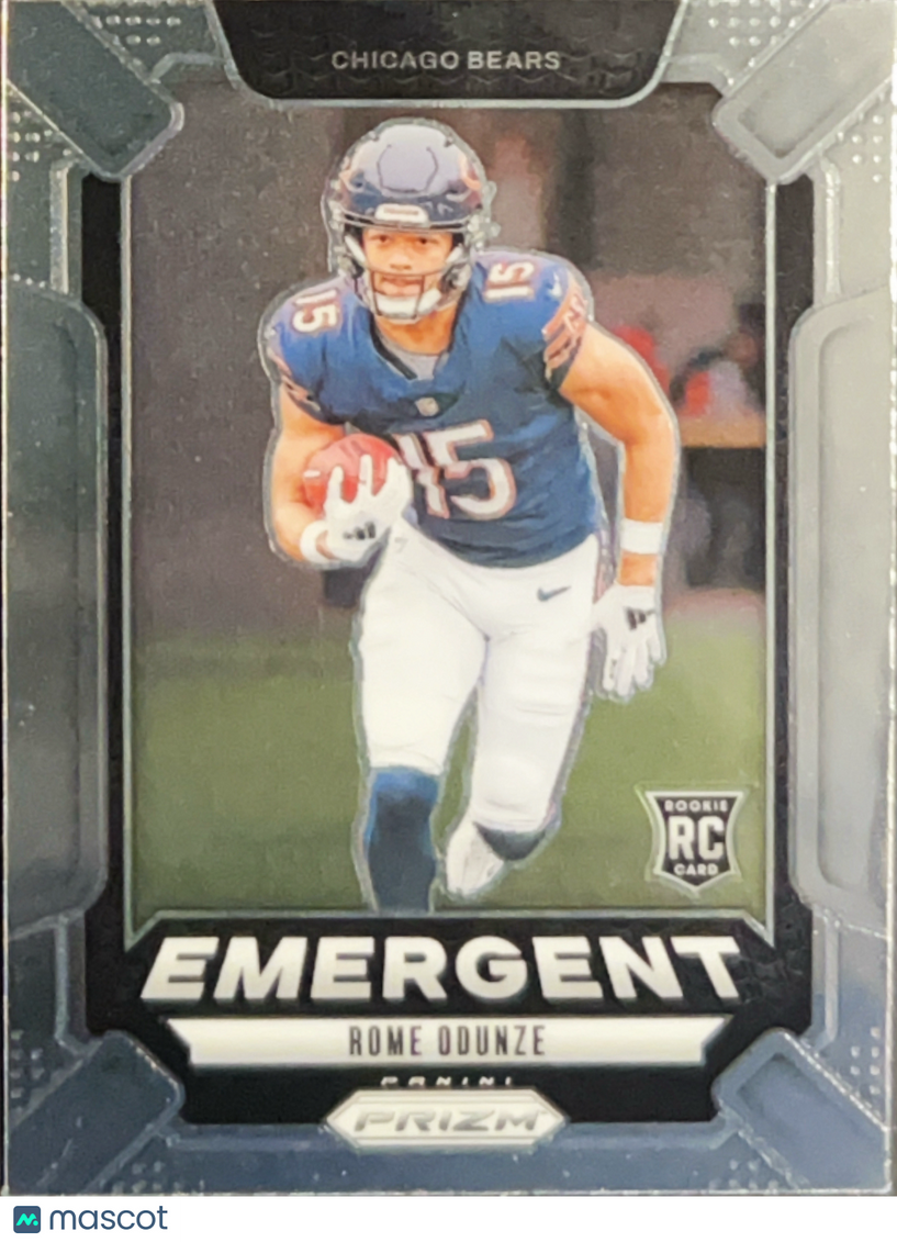 2024 Panini Prizm Emergent Rome Odunze #11 RC