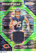 2024 Panini Prizm Rookie Gear Rome Odunze #RG-ROE Green Pulsar RC Memorabilia
