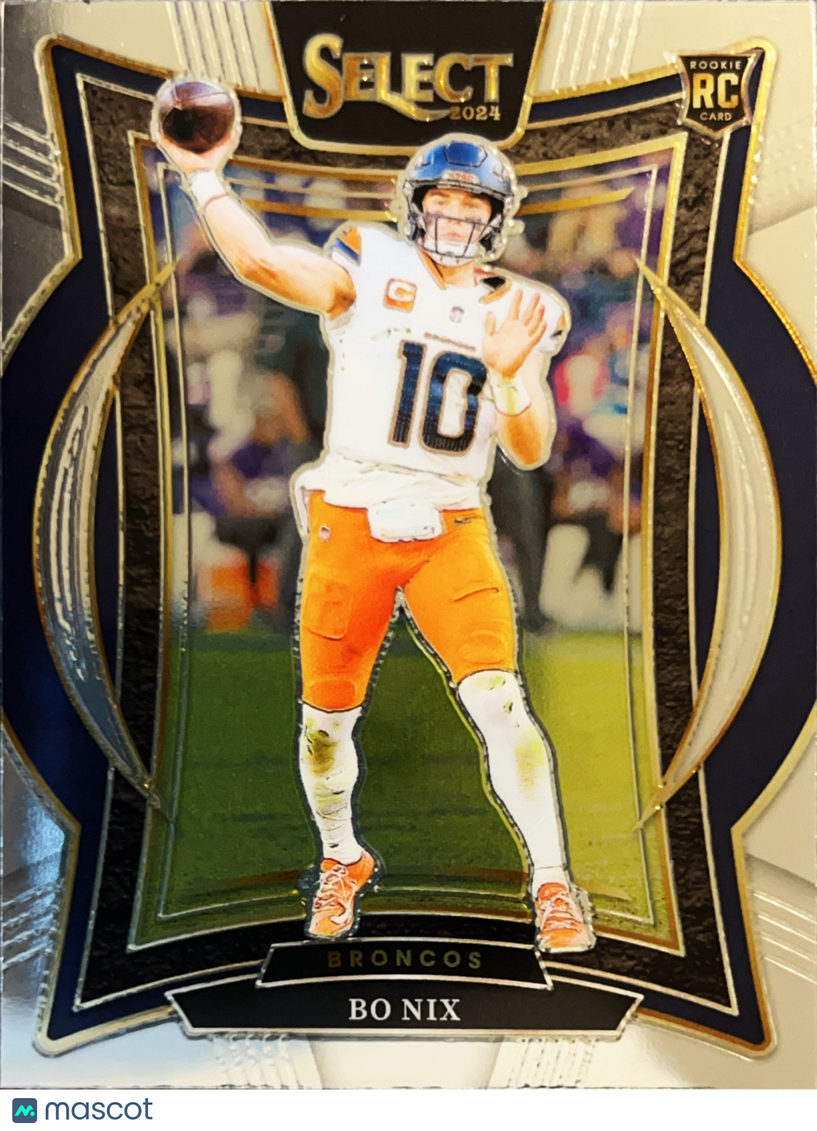 2024 Panini Select Football Concourse Bo Nix #30 RC