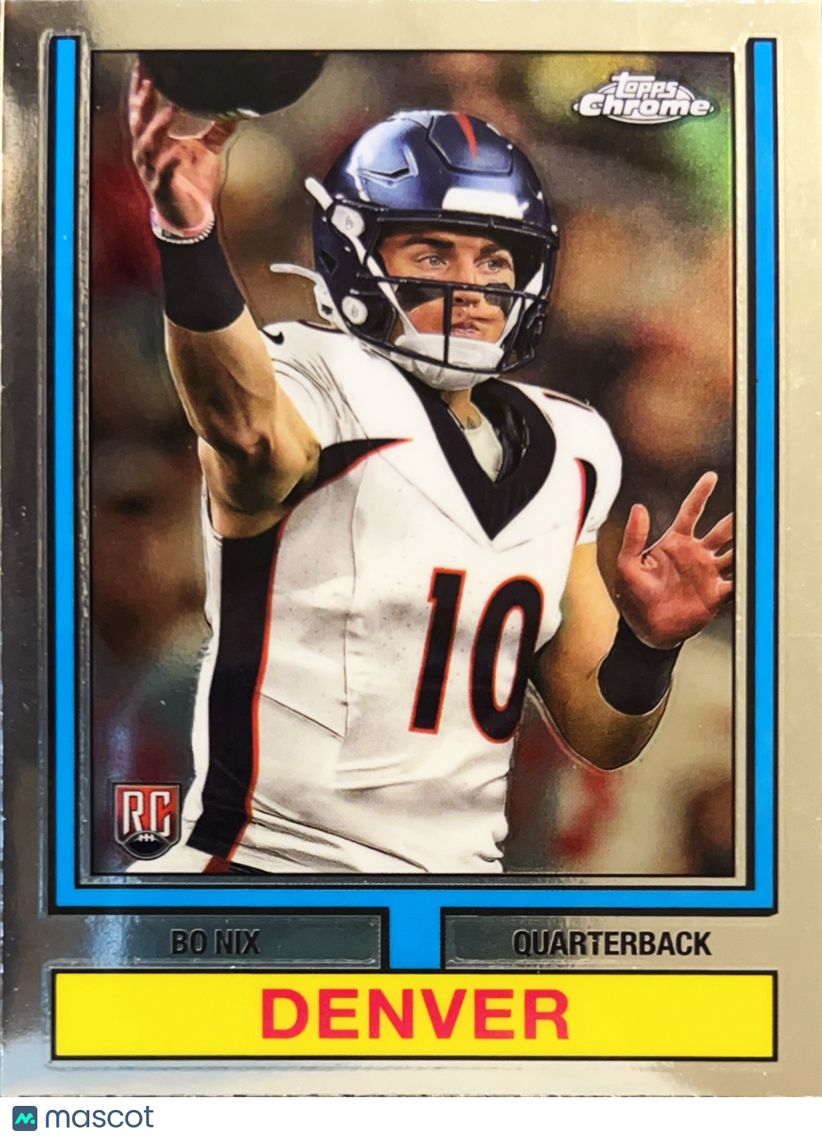 2024 Topps Chrome 1974 Topps Football Bo Nix #74TF-4