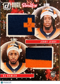 2020 Panini Donruss Rookie Sweaters Jerry Jeudy KJ Hamler #SWD-DE Dual Swatch