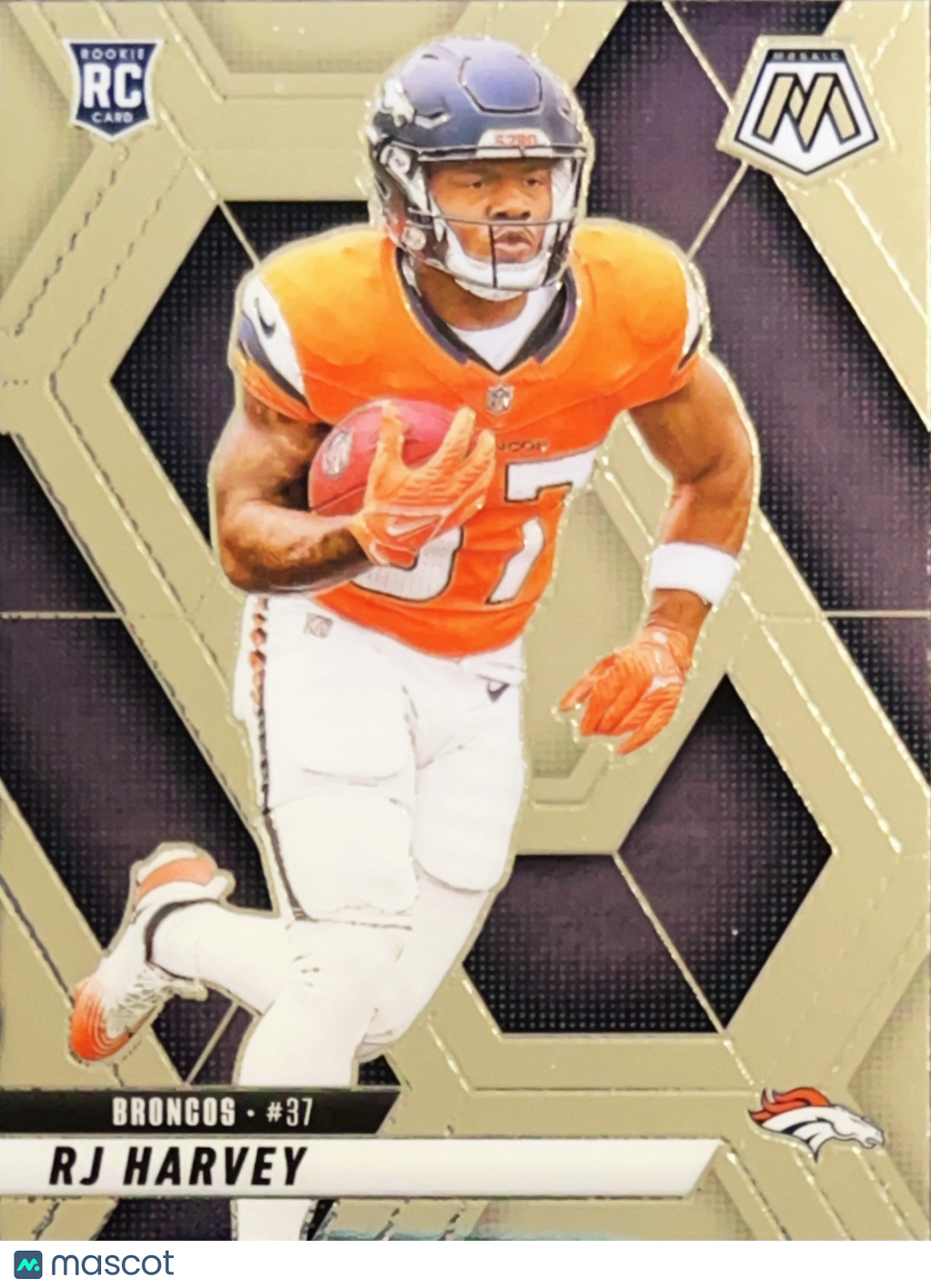 2025 Panini Mosaic RJ Harvey #375 RC