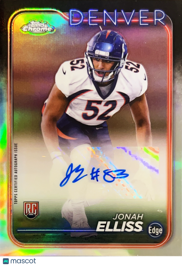 2024 Topps Chrome Jonah Elliss #RA-JEL RC