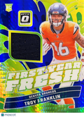 2024 Panini Donruss Optic Prizm Troy Franklin #FYF-TFN RC Memorabilia