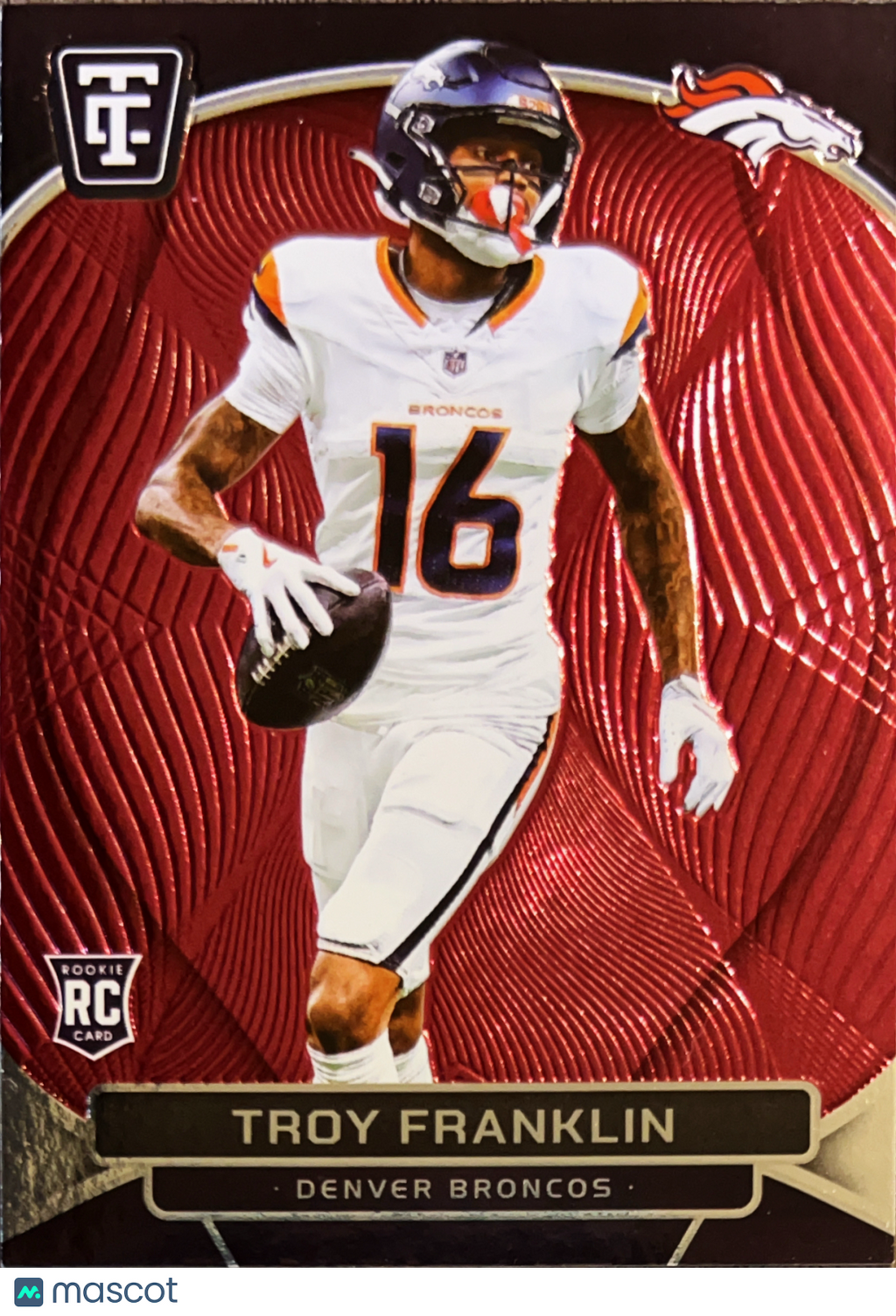2025 Panini Totally Certified Football Troy Franklin #170 Maroon RC