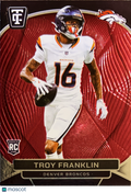 2025 Panini Totally Certified Football Troy Franklin #170 Maroon RC